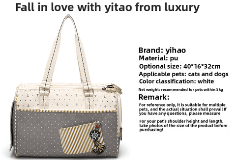 Convenient Pet Handbag Canvas Design for Travel - petsbene