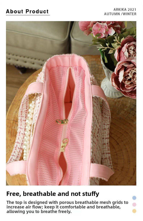 Chic Pet Carrier for Cats and Small Dogs Portable Single Shoulder Bag - petsbene