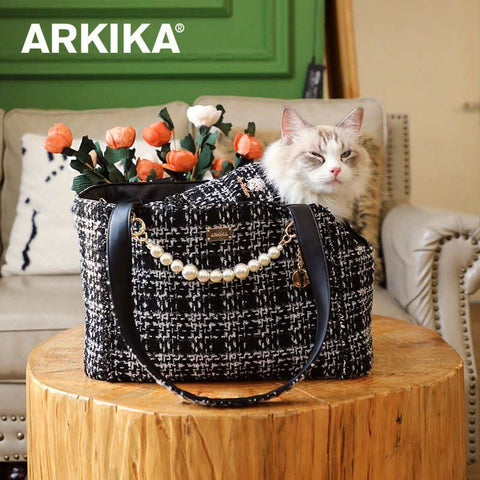 Chic Pet Carrier for Cats and Small Dogs Portable Single Shoulder Bag - petsbene