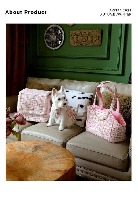 Chic Pet Carrier for Cats and Small Dogs Portable Single Shoulder Bag - petsbene