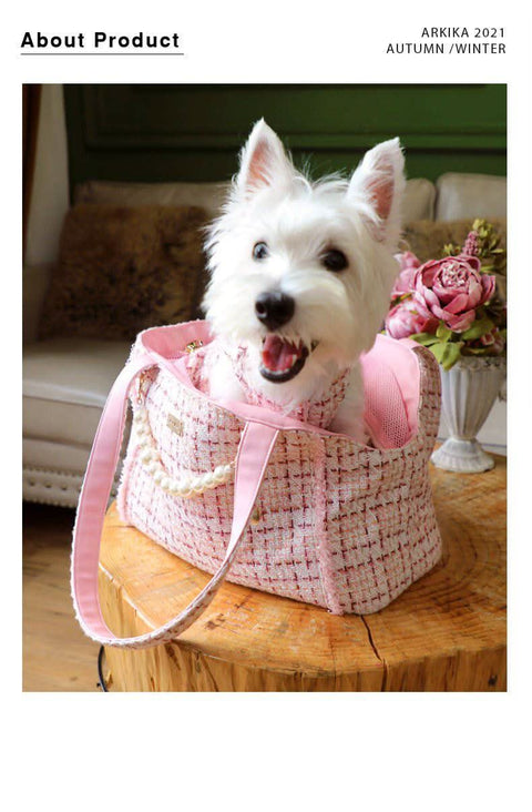 Chic Pet Carrier for Cats and Small Dogs Portable Single Shoulder Bag - petsbene
