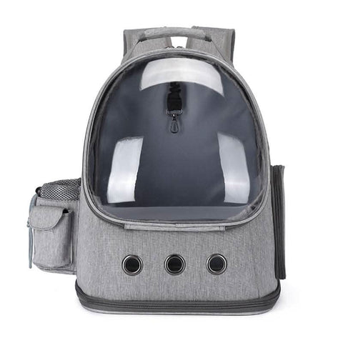 Stylish Foldable Transparent Pet Backpack for Cats Dogs Travel - petsbene