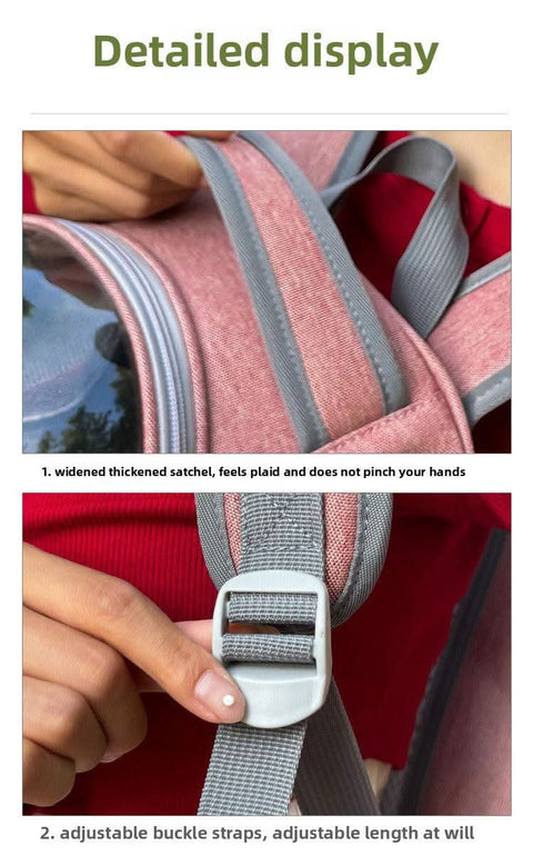 Outdoor Large Cat Carrier Backpack Airplane Approved Ventilated Pet Bag - petsbene