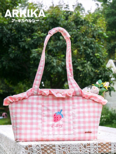 Cat Carrier Lightweight Summer Outdoor Handbag - petsbene