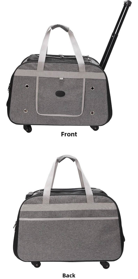 Dog Outdoor Portable Suitcase Extra Large Waterproof Cat Carrier Airy Pet Bag - petsbene