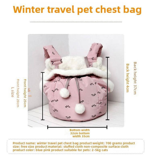Portable Pet Chest Bag for Cats Outdoor - petsbene