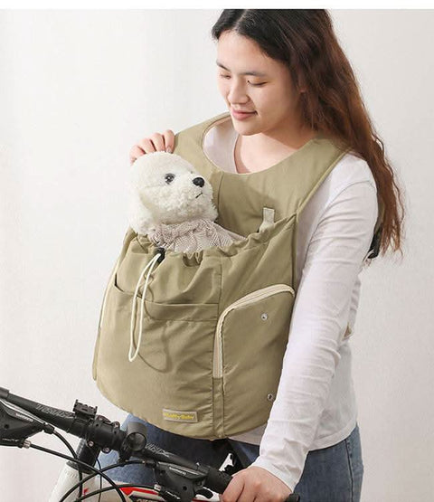 Portable PET backpack dog cat carrier outdoor travel bag - petsbene