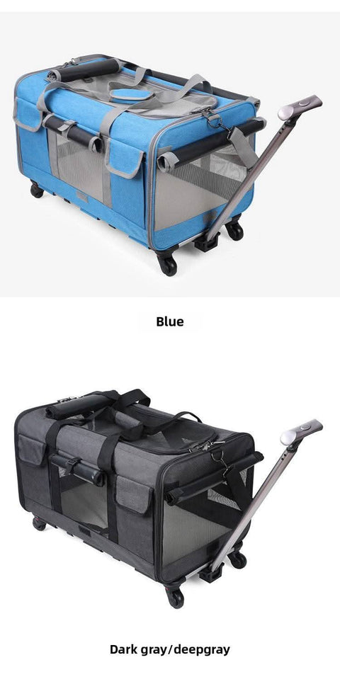 Airline Approved Portable Cat Carrier New Pet Suitcase - petsbene