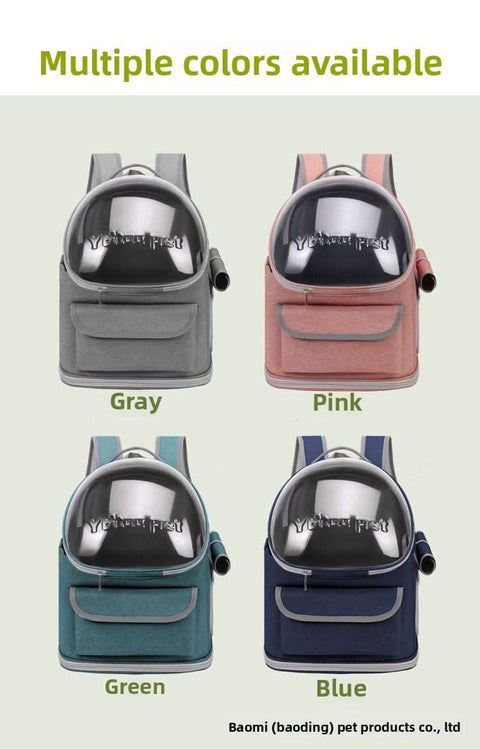 Outdoor Large Cat Carrier Backpack Airplane Approved Ventilated Pet Bag - petsbene