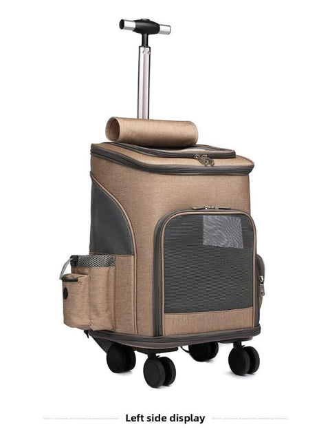 Airline Approved Large Capacity Pet Carrier Luggage Portable Cat Backpack Breathable Foldable Dual Use - petsbene