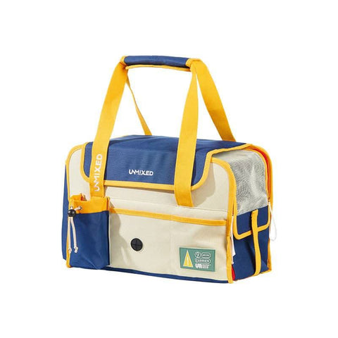 Simple Pet Travel Bag Carrier Large Capacity Breathable Dirt Resistant Dog Cat - petsbene