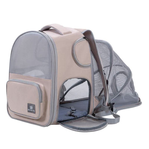 Airline Approved Cat Carrier Portable Backpack Expandable Pet Bag - petsbene