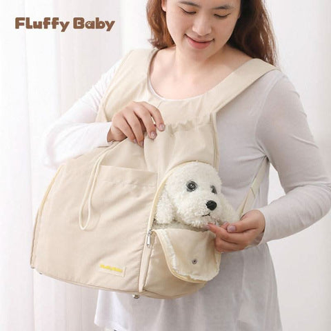 Pet Travel Backpack Large Capacity Cat Chest Bag Dog Carrier - petsbene