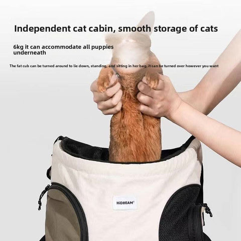 Airline Approved Pet Backpack Breathable Cat Travel Bag - petsbene