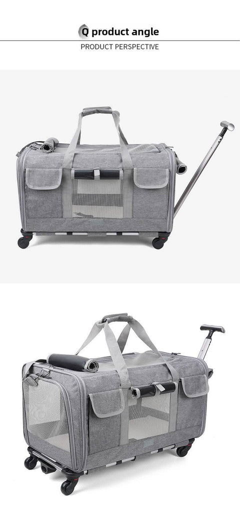 Airline Approved Portable Cat Carrier New Pet Suitcase - petsbene