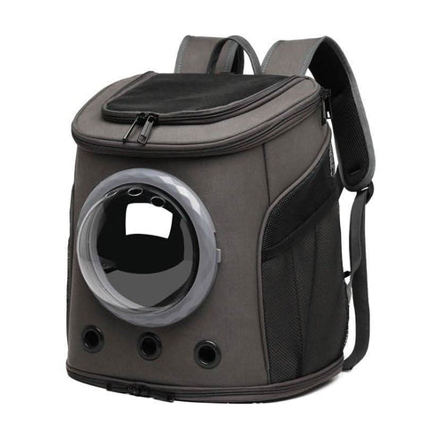Foldable cat backpack pet carrier outdoor space capsule dog bag air travel - petsbene