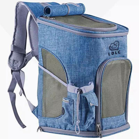 Large Cat Backpack for Two Cats Foldable Pet Airline Approved - petsbene