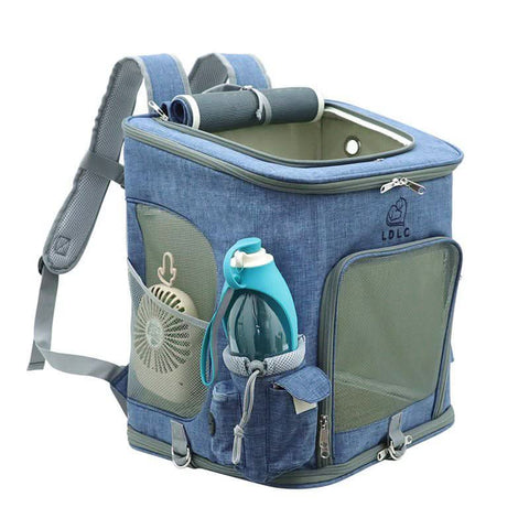 Large Cat Backpack for Two Cats Foldable Pet Airline Approved - petsbene