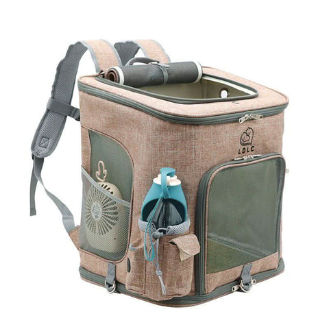 Large Cat Backpack for Two Cats Foldable Pet Airline Approved - petsbene