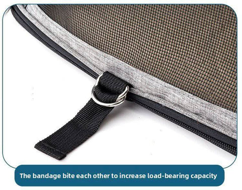 Pet Backpack Dual Shoulder Oxford Fabric Portable Cat Dog Carrier - petsbene