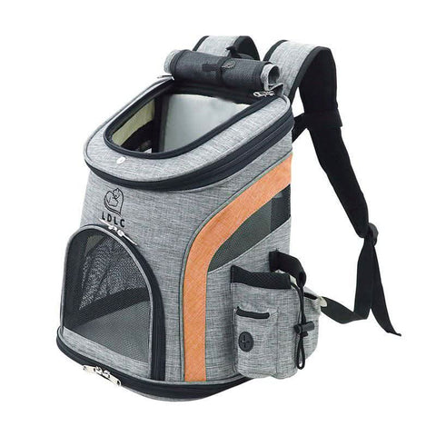 Pet Backpack Dual Shoulder Oxford Fabric Portable Cat Dog Carrier - petsbene