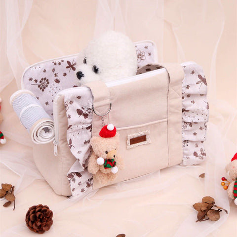 Plush Warm Pet Breathable Dogs and Cats Handbag - petsbene