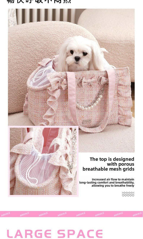 Portable Cat Backpack Breathable Anti Stress for Small Pets - petsbene