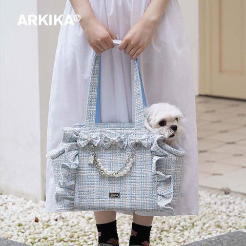 Portable Cat Backpack Breathable Anti Stress for Small Pets - petsbene