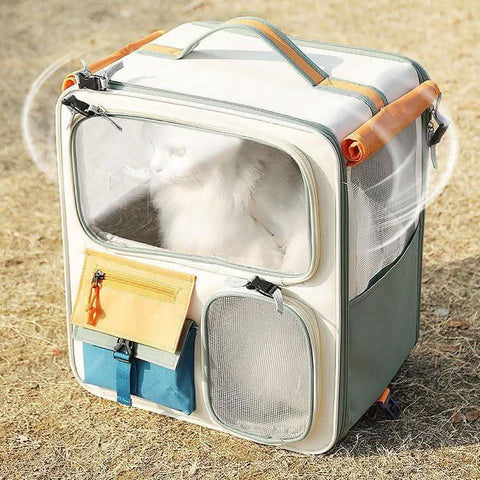 Portable Cat Carrier Backpack Large Capacity - petsbene