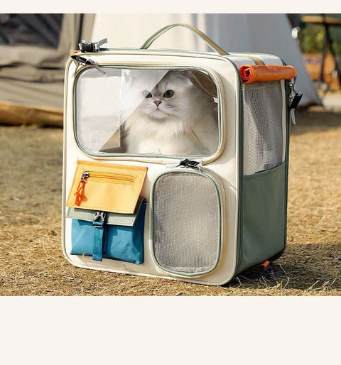 Portable Cat Carrier Backpack Large Capacity - petsbene