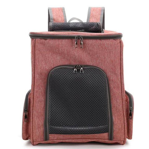 Portable PET Backpack Foldable Dogs and Cats Strap Travel Flight Case - petsbene