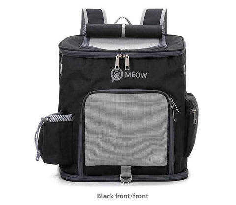 Portable PET Backpack Foldable Dogs and Cats Strap Travel Flight Case - petsbene