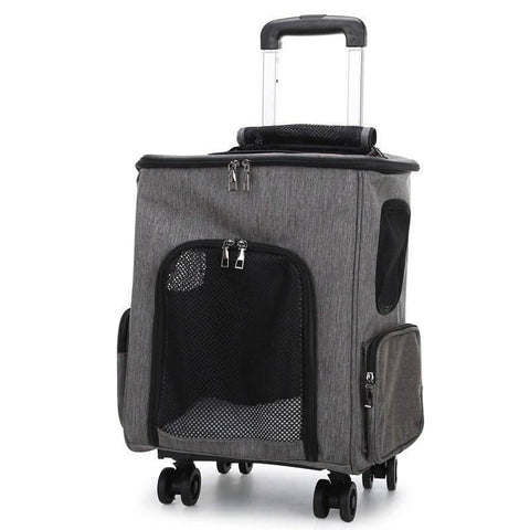 Portable PET Backpack Foldable Dogs and Cats Strap Travel Flight Case - petsbene