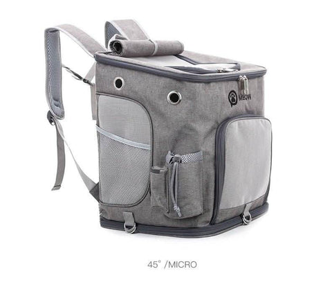 Portable PET Backpack Foldable Dogs and Cats Strap Travel Flight Case - petsbene