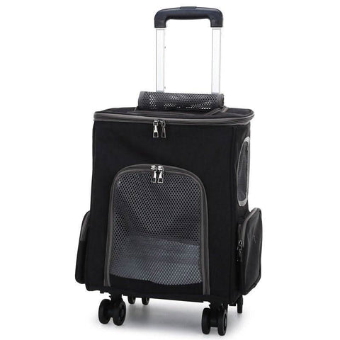 Portable PET Backpack Foldable Dogs and Cats Strap Travel Flight Case - petsbene