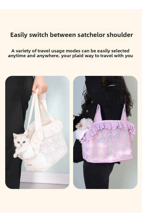 Portable Pet Carrier Bag for Cats Dogs Small Medium Breeds - petsbene