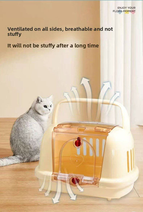 Portable Pet Carrier for Cats Small Dogs - petsbene
