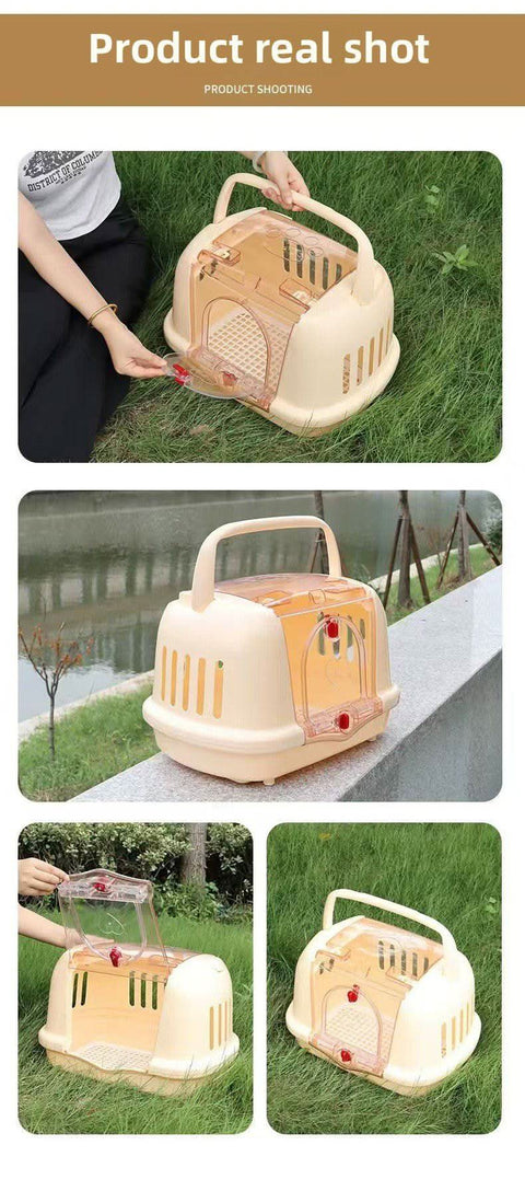Portable Pet Carrier for Cats Small Dogs - petsbene