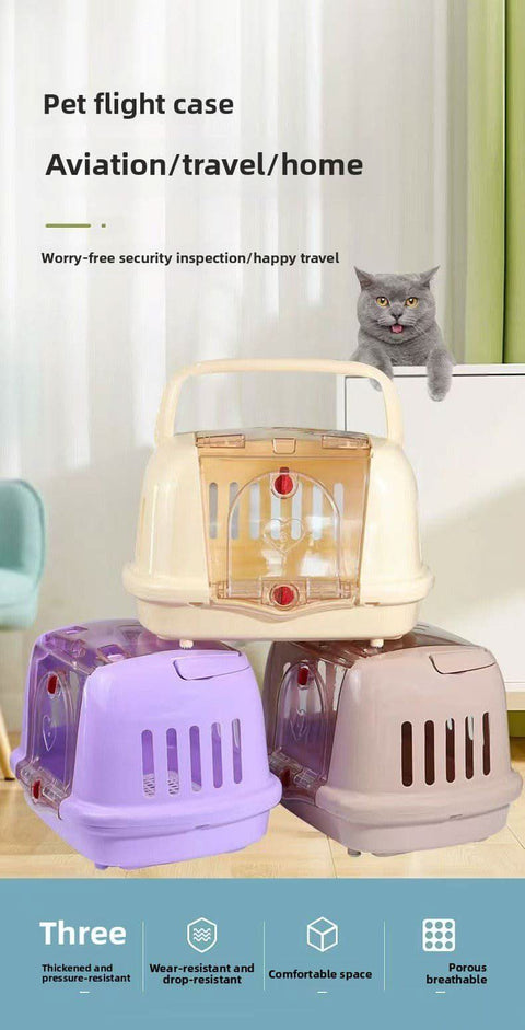 Portable Pet Carrier for Cats Small Dogs - petsbene