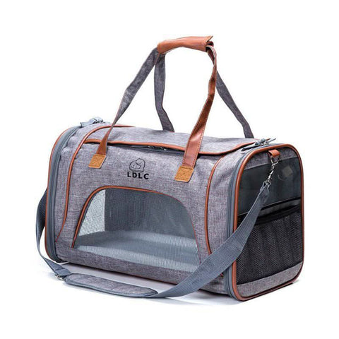 Portable Pet Carrier for Travel Foldable Cat Carrier Bag Approved by Airlines - petsbene