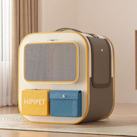 Portable pet carrier suitcase large capacity multi cat dog travel luggage - petsbene