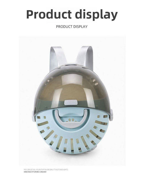Shoulder Hand Held Transparent Cat Dog Space Capsule Travel Bag - petsbene
