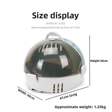 Shoulder Hand Held Transparent Cat Dog Space Capsule Travel Bag - petsbene