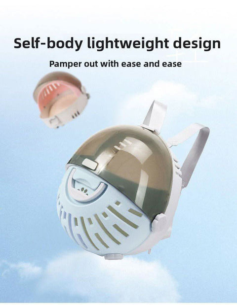 Shoulder Hand Held Transparent Cat Dog Space Capsule Travel Bag - petsbene