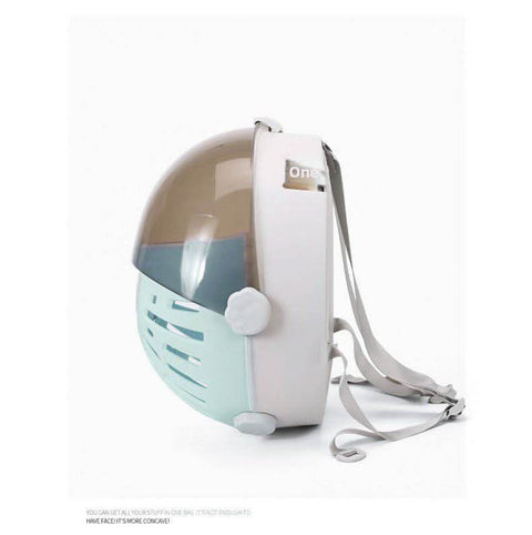 Shoulder Hand Held Transparent Cat Dog Space Capsule Travel Bag - petsbene