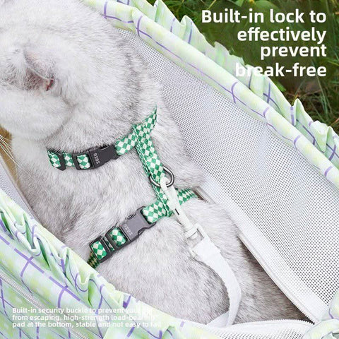 Stylish Cat Carrier Backpack Portable Outdoor Bag - petsbene