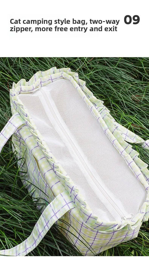 Stylish Cat Carrier Backpack Portable Outdoor Bag - petsbene