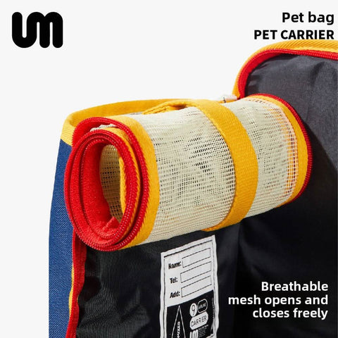 Portable Pet Carrier Bag Breathable Cat Dog Carrier for Small Pets Teddy Bichon Crossbody Outing Bag - petsbene