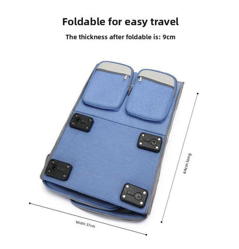 Ultra Large Capacity Pet Luggage Cat Carrier Portable Backpack Breathable Foldable - petsbene