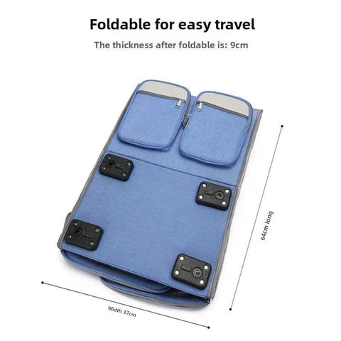 Ultra Large Capacity Pet Luggage Cat Carrier Portable Backpack Breathable Foldable - petsbene